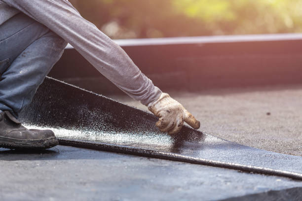 Professional Basement Waterproofing technician working in DeWitt, MI